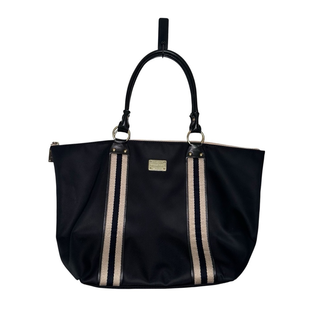 Michael Kors Large Canvas Tote Bag Top Zip